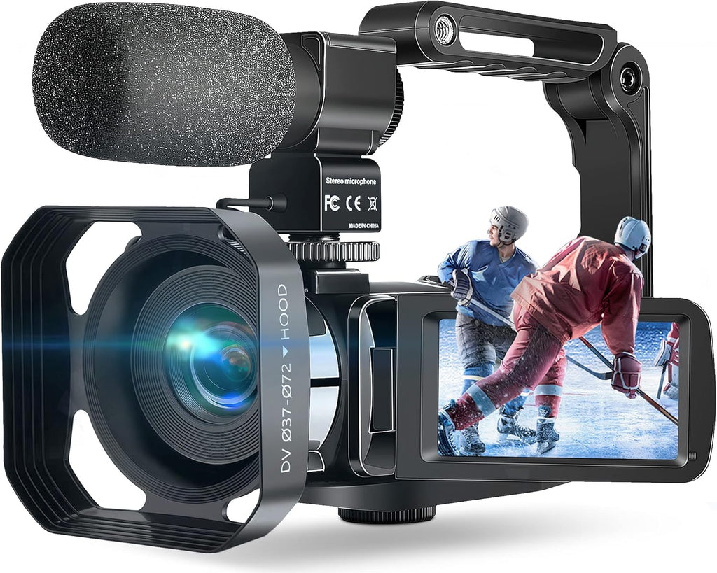 4K 60fps Digital Video Camera with 18X Manual Zoom & Autofocus D5084