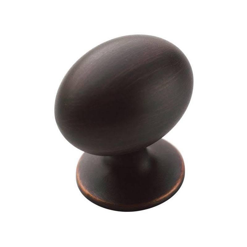 Oil Rubbed Bronze Oval Cabinet Knob L49310