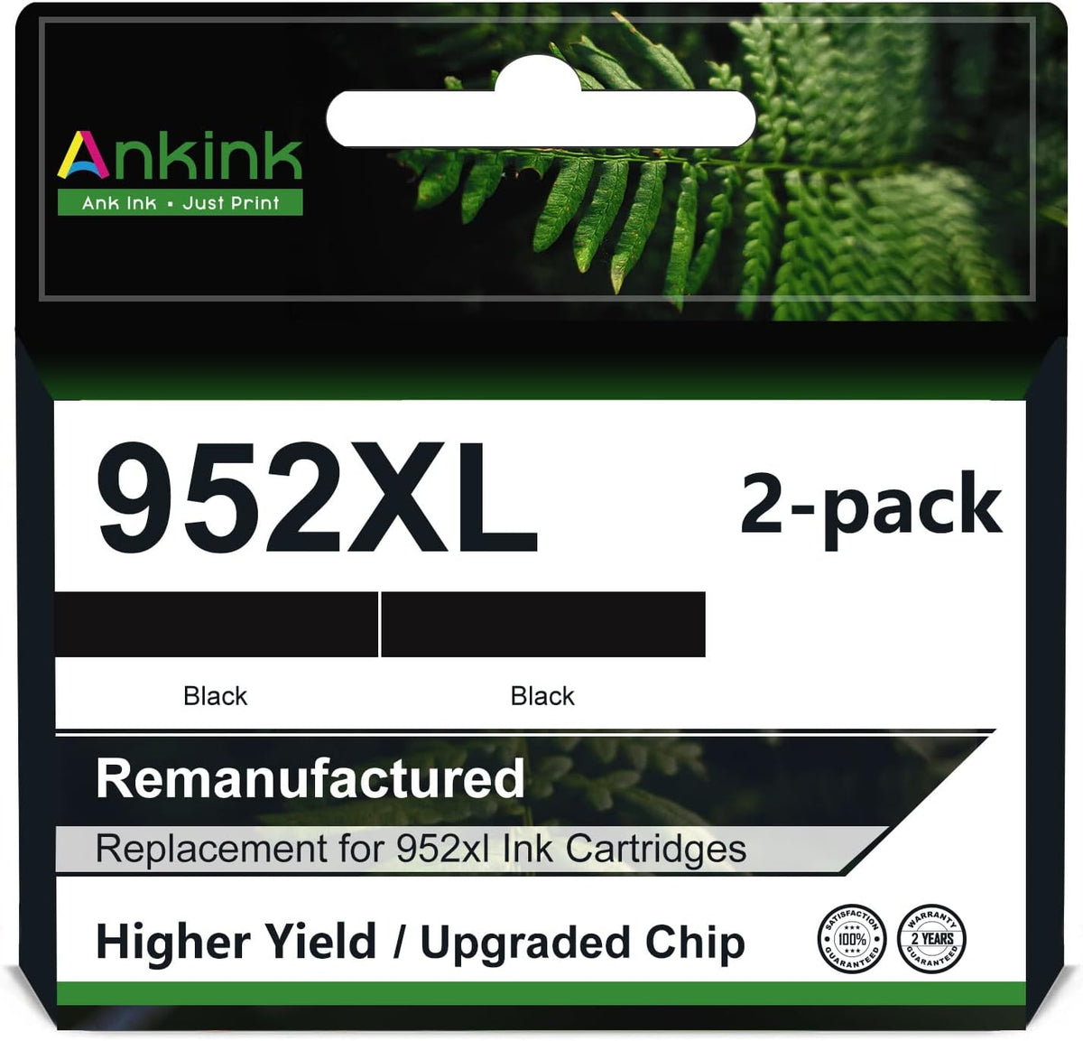 Black Higher Yield Ink Cartridges 2-Pack V546777