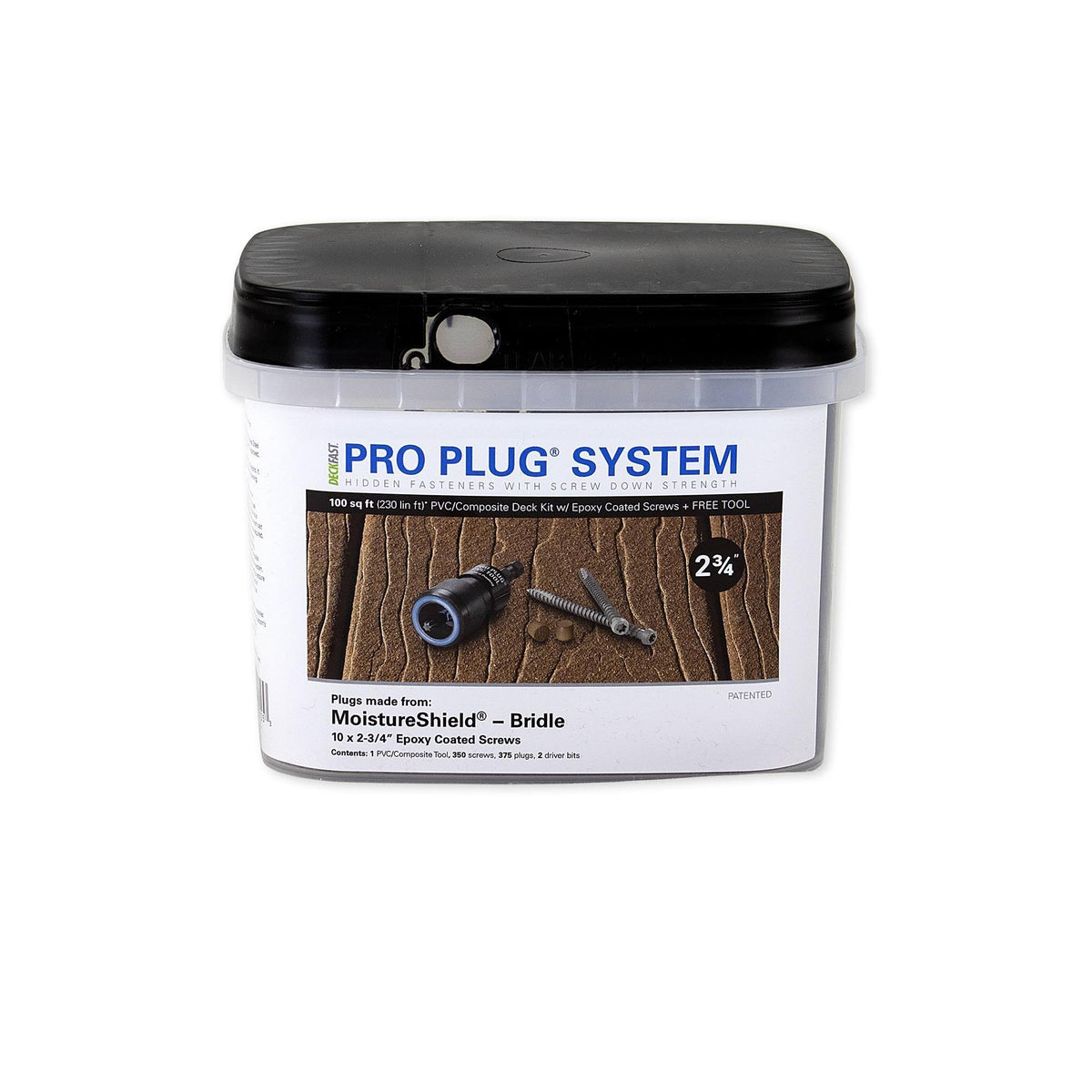 Pro Plug System for MoistureShield Decking - 100 Square Feet - 305 Stainless Steel H51738