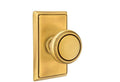 Passage Set with Rectangular Rosette Knob C344588