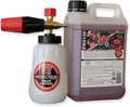 Touchless Car Wash Detergent Soap with Foam Cannon Combo (1 Gallon, 128 oz.) J7257