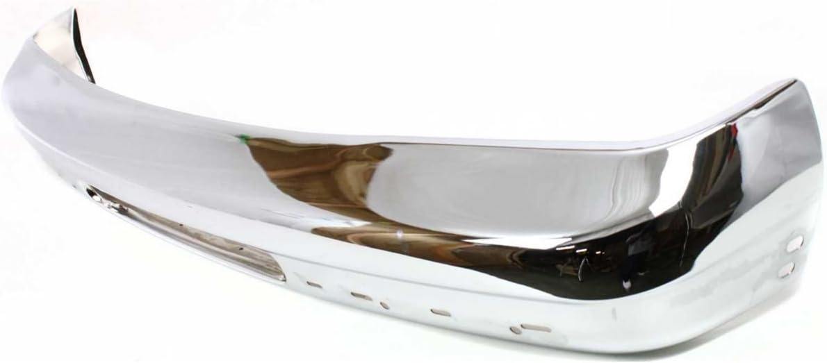 Chrome Steel Front Bumper Face Bar Shell for Ford Econoline Van E150 E250 E350 O46630