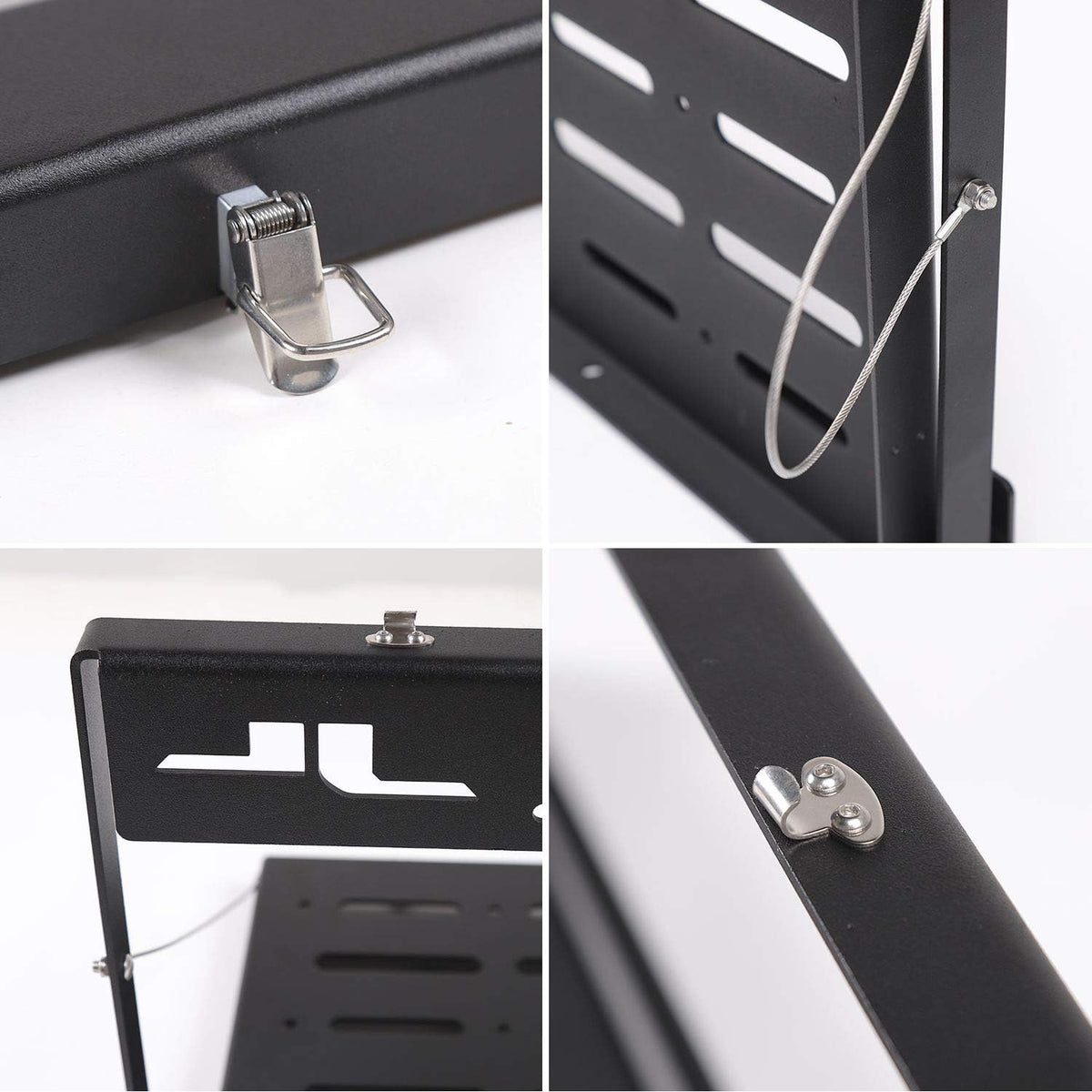 Black Aluminum Alloy Tailgate Table J3900