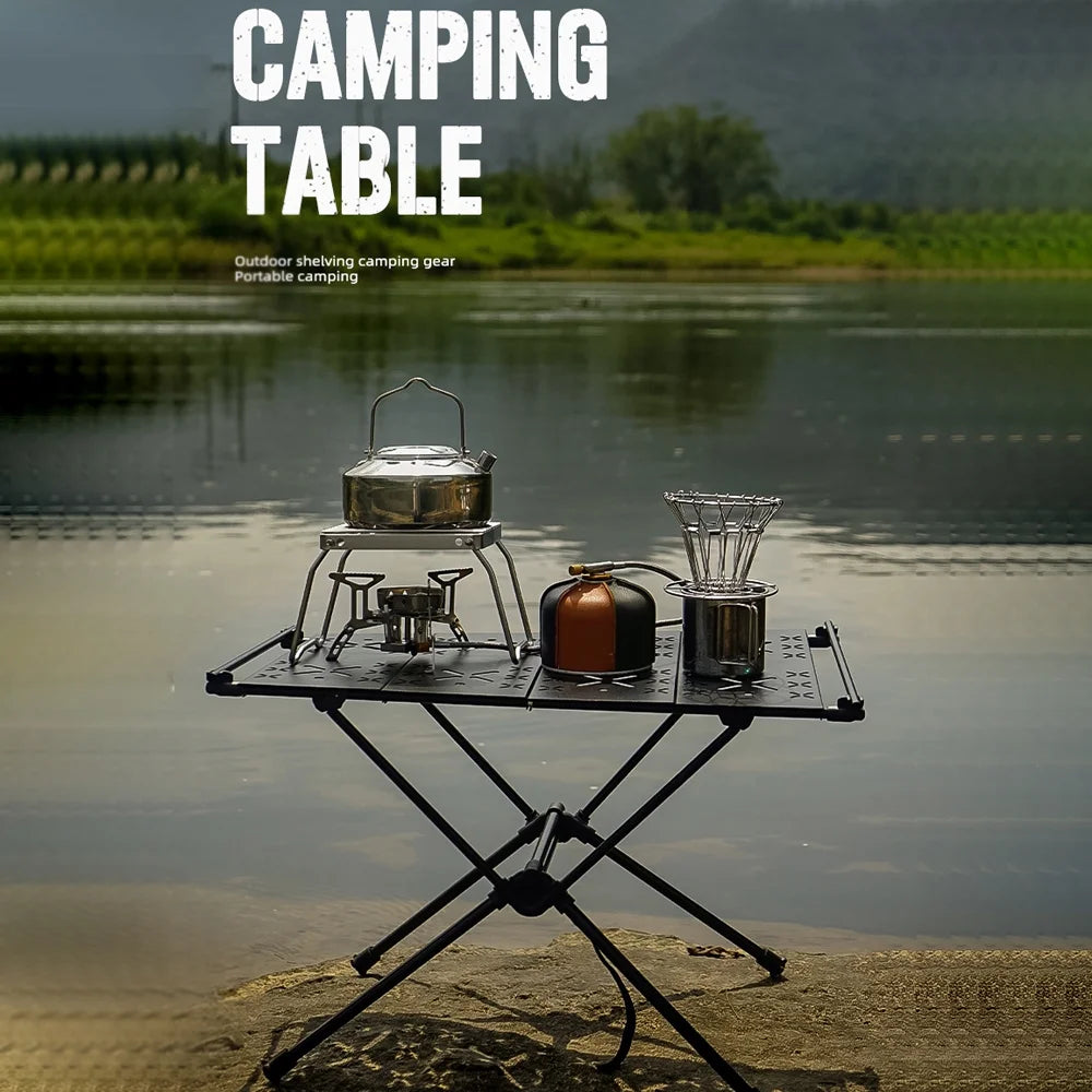 Foldable Aluminum Alloy Camping Table with Storage Bag M845