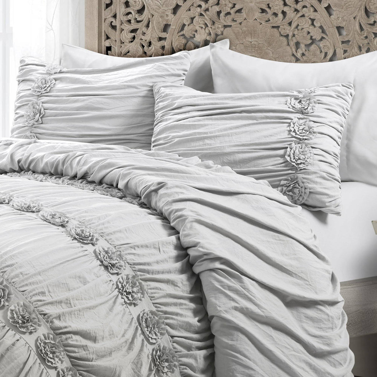 Ivory King Comforter Set J175