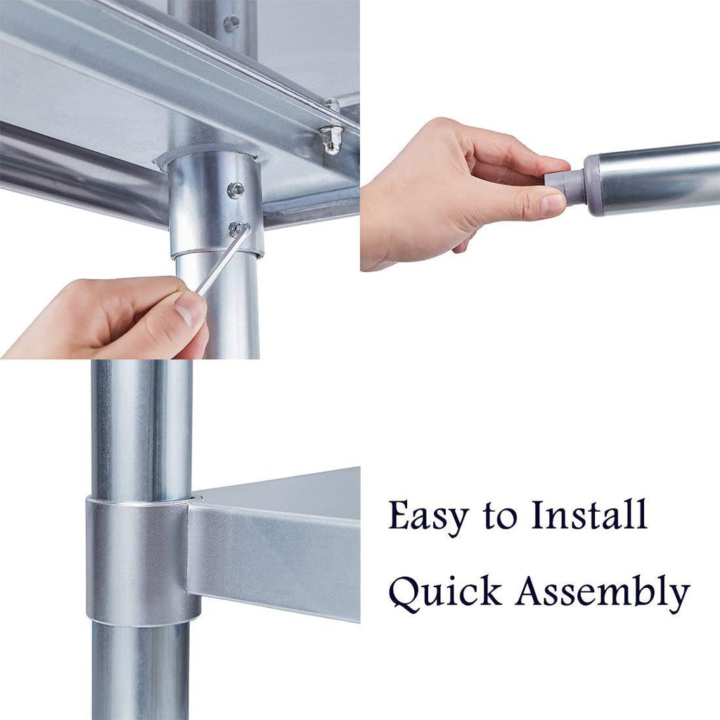 Stainless Steel Commercial Work Table with Backsplash and Undershelf 24×48 Inch B728880