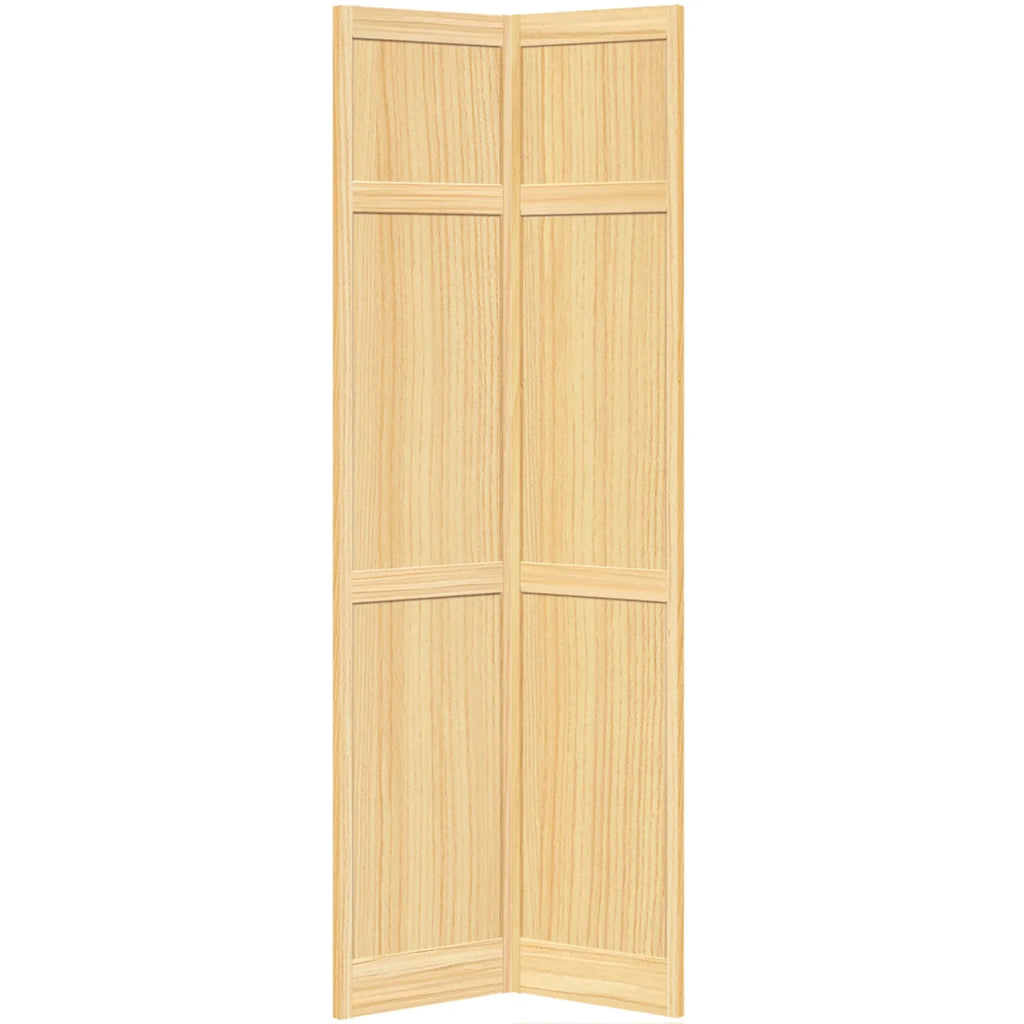 6 Panel Clear Bi-fold Closet Door B668