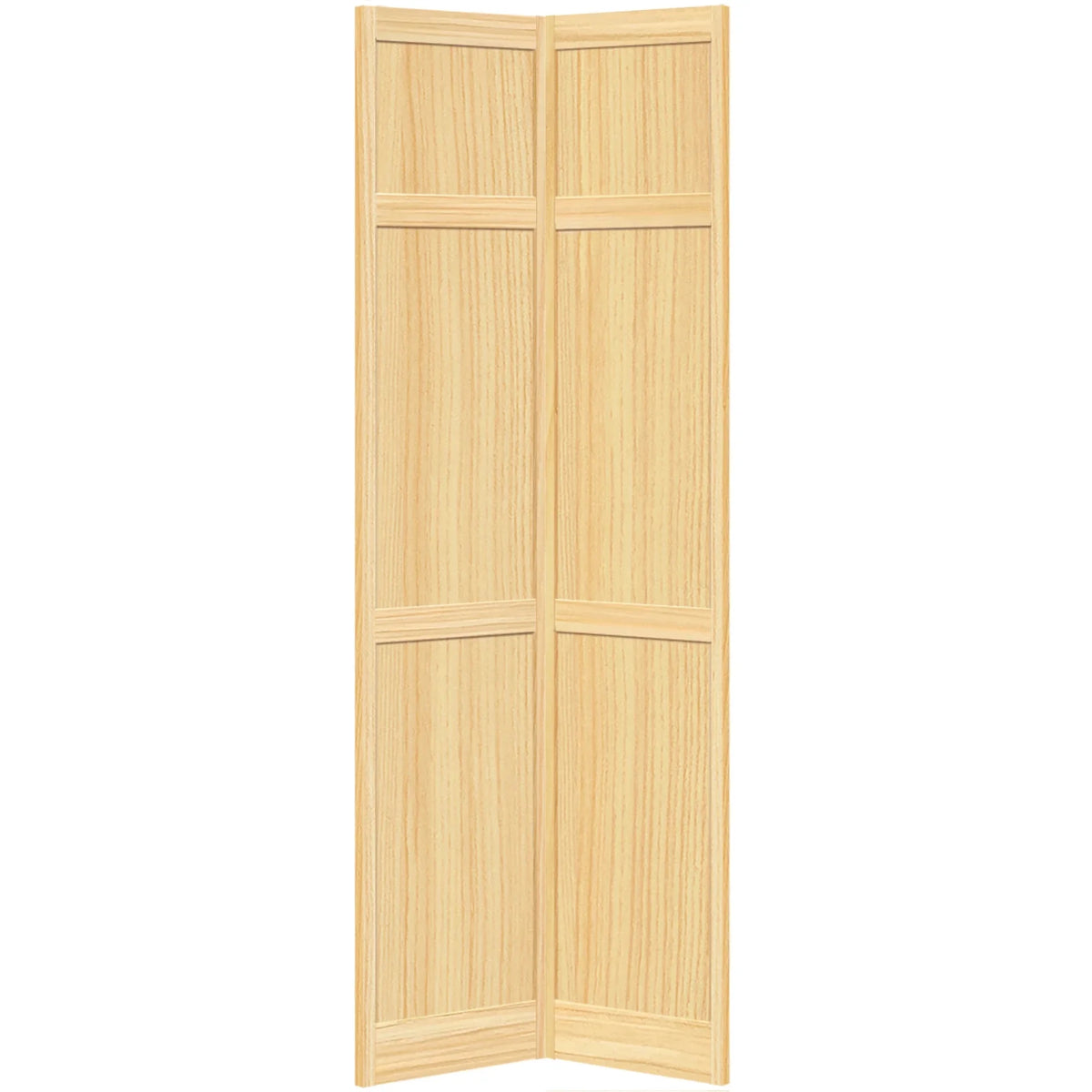 6 Panel Clear Bi-fold Closet Door B668