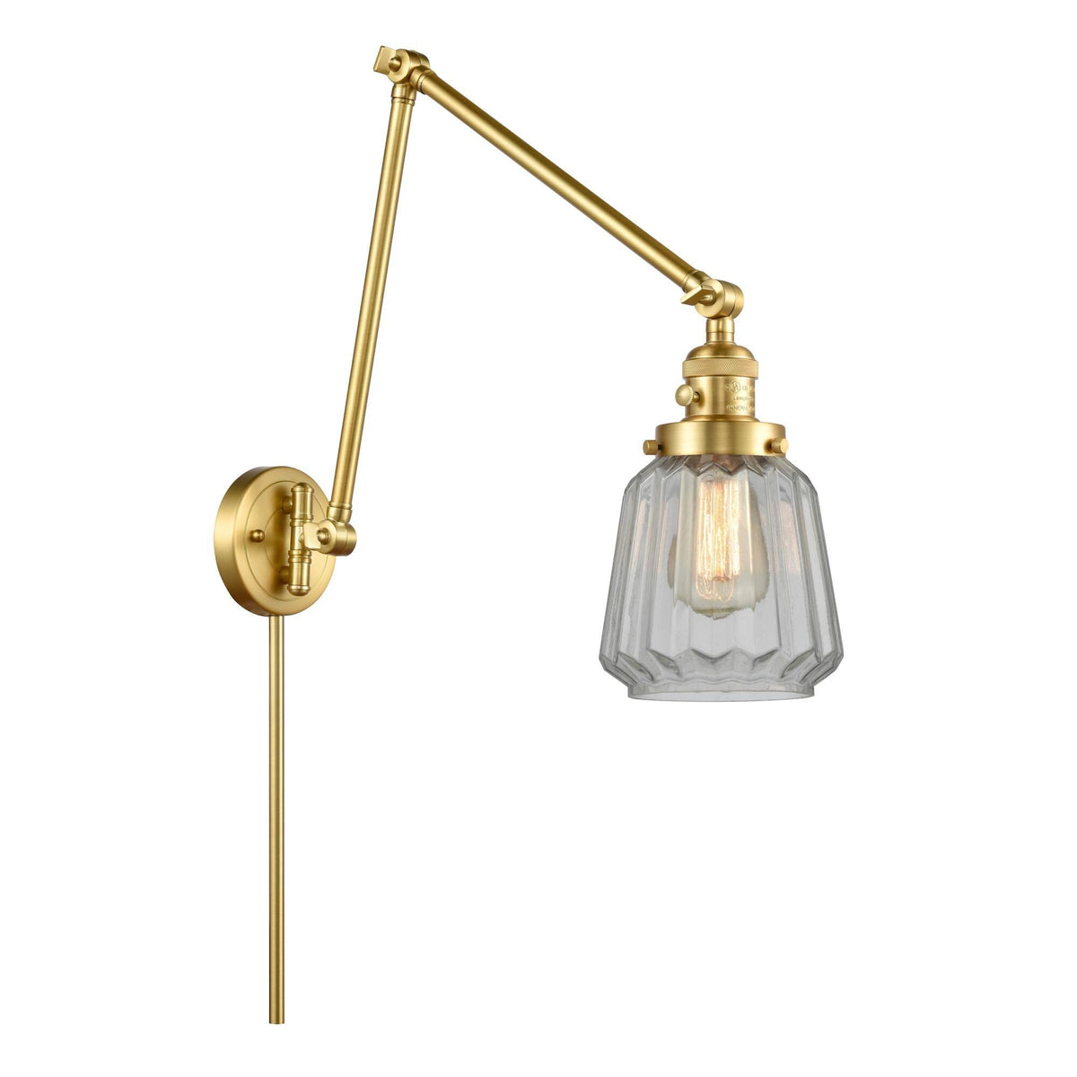 Gold Swing Arm Lamp A42658