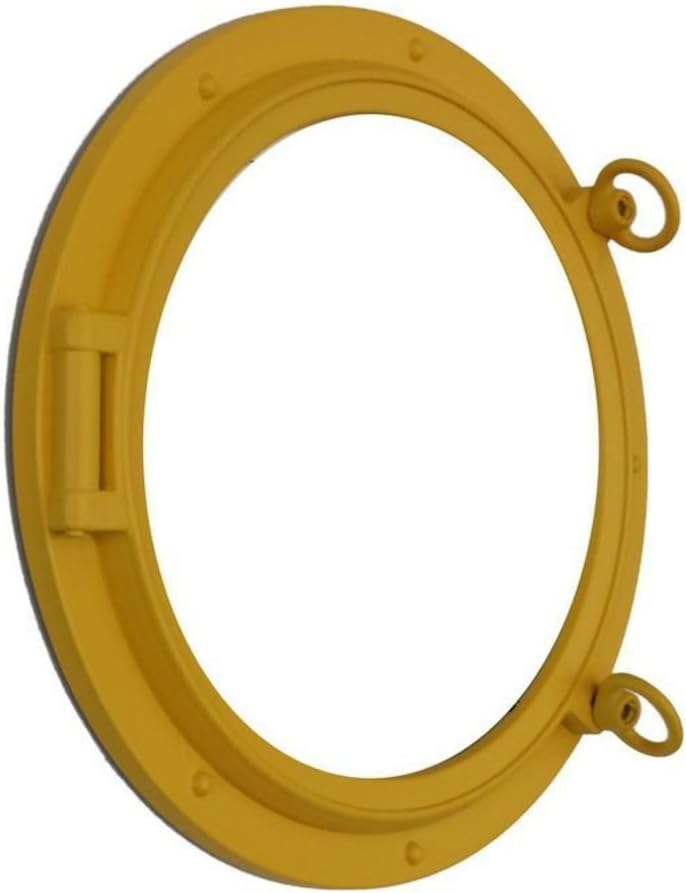 Yellow Ship Porthole Window 15 Wall Decoration Pack of 2 B934