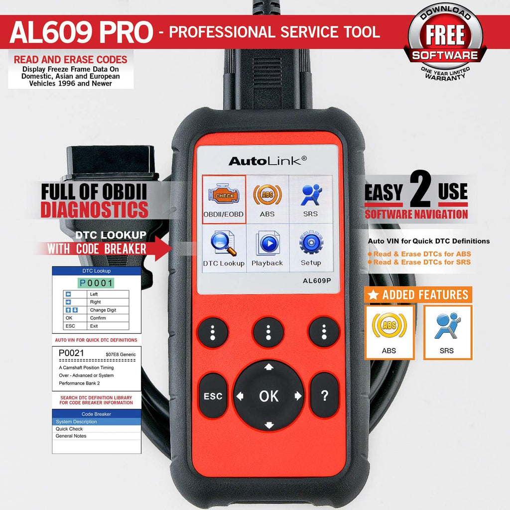 OBD2 Scanner Diagnostic Scan Tool G30726