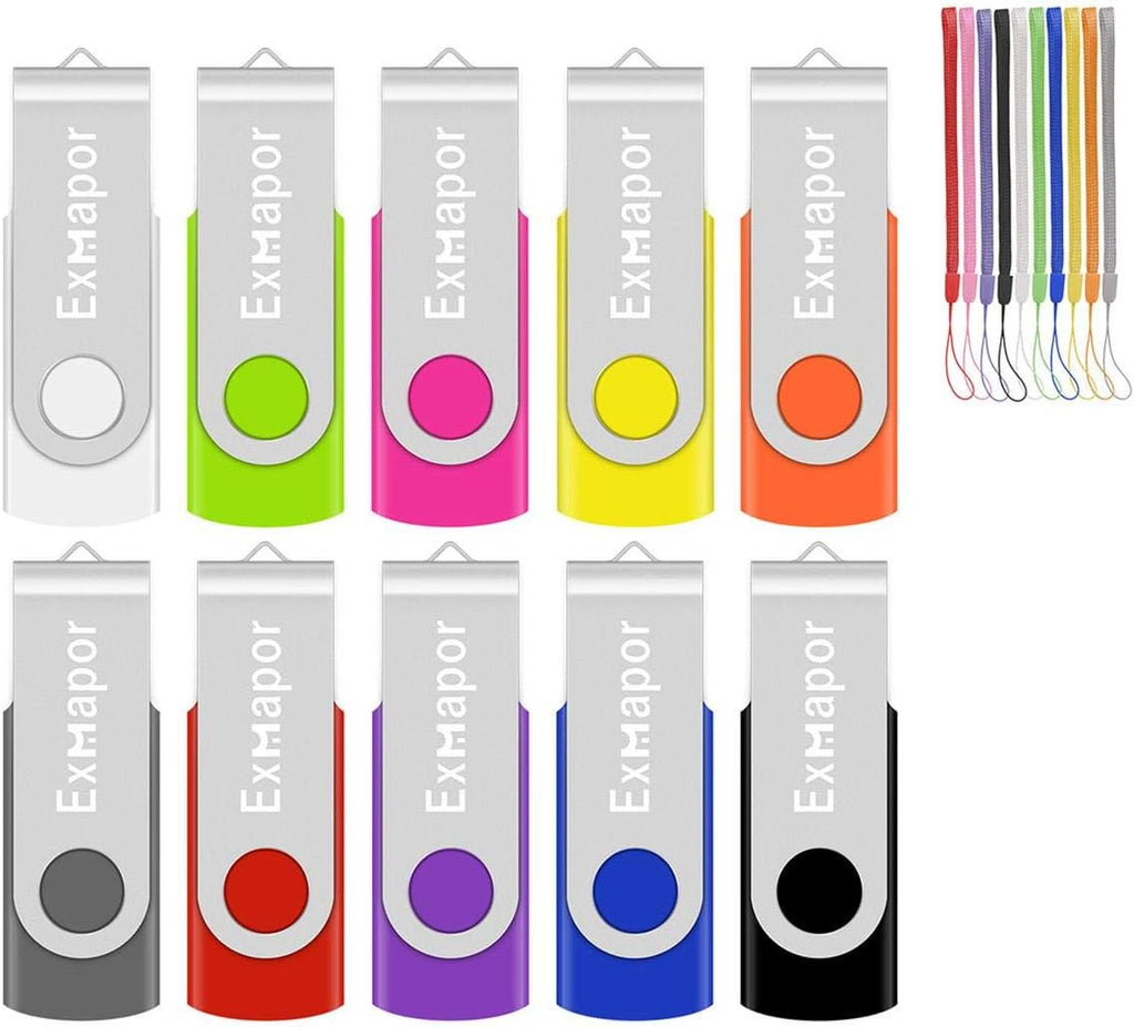 2GB USB Flash Drive Metal Shell 10 Pack X64251