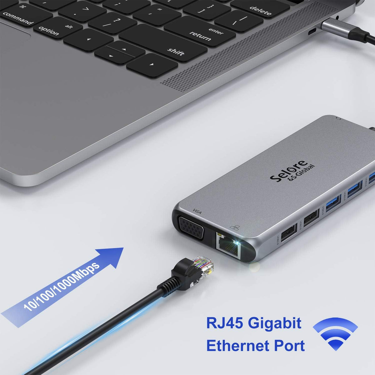 14 in 1 USB C Docking Station Dual HDMI 4K VGA Ethernet 100W PD SD TF 3.5mm Audio P15138