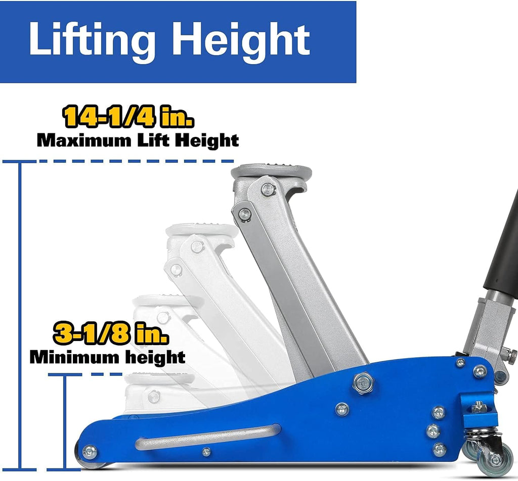 1.5 Ton Low Profile Hydraulic Floor Jack R62812