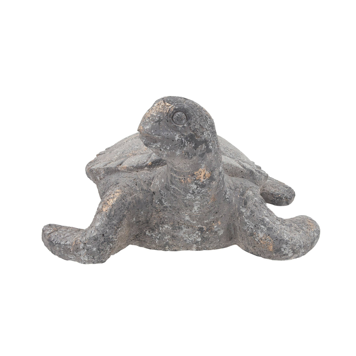Gray Resin Tortoise Deco O237