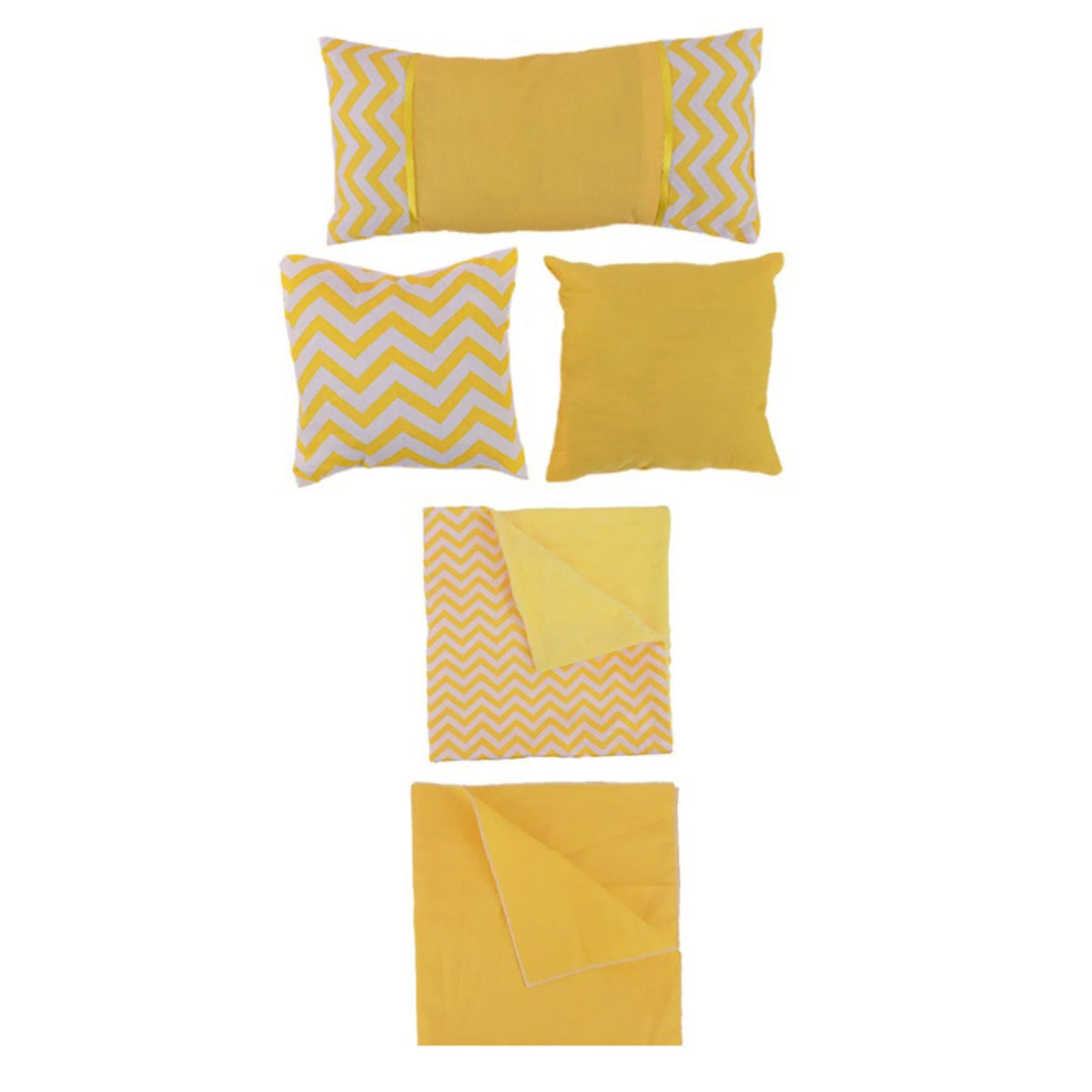 18 inch Doll Bedding Set Yellow Q198495