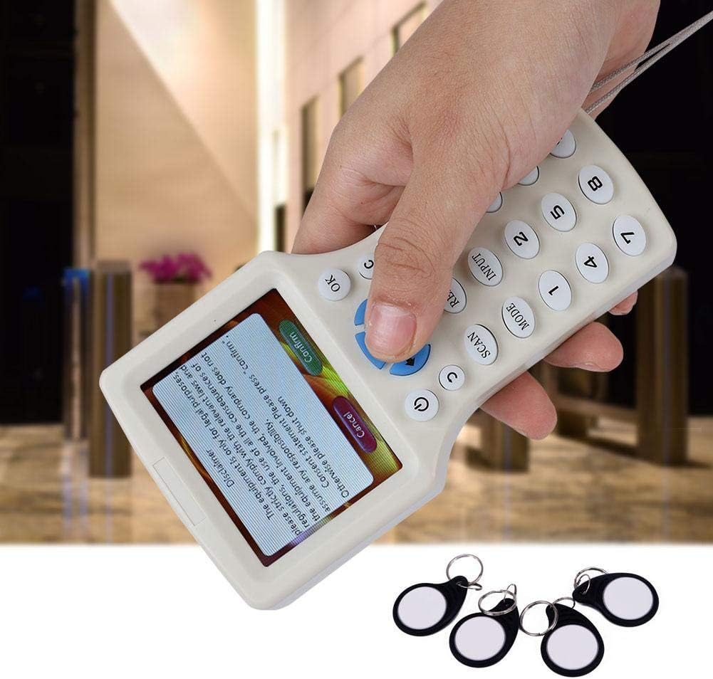 9 Frequency Handheld RFID Copier ID IC Reader Writer Duplicator Multifunctional Copy Encrypted NFC Smart Card with HD 3.2 Inch Full Color Screen S13874