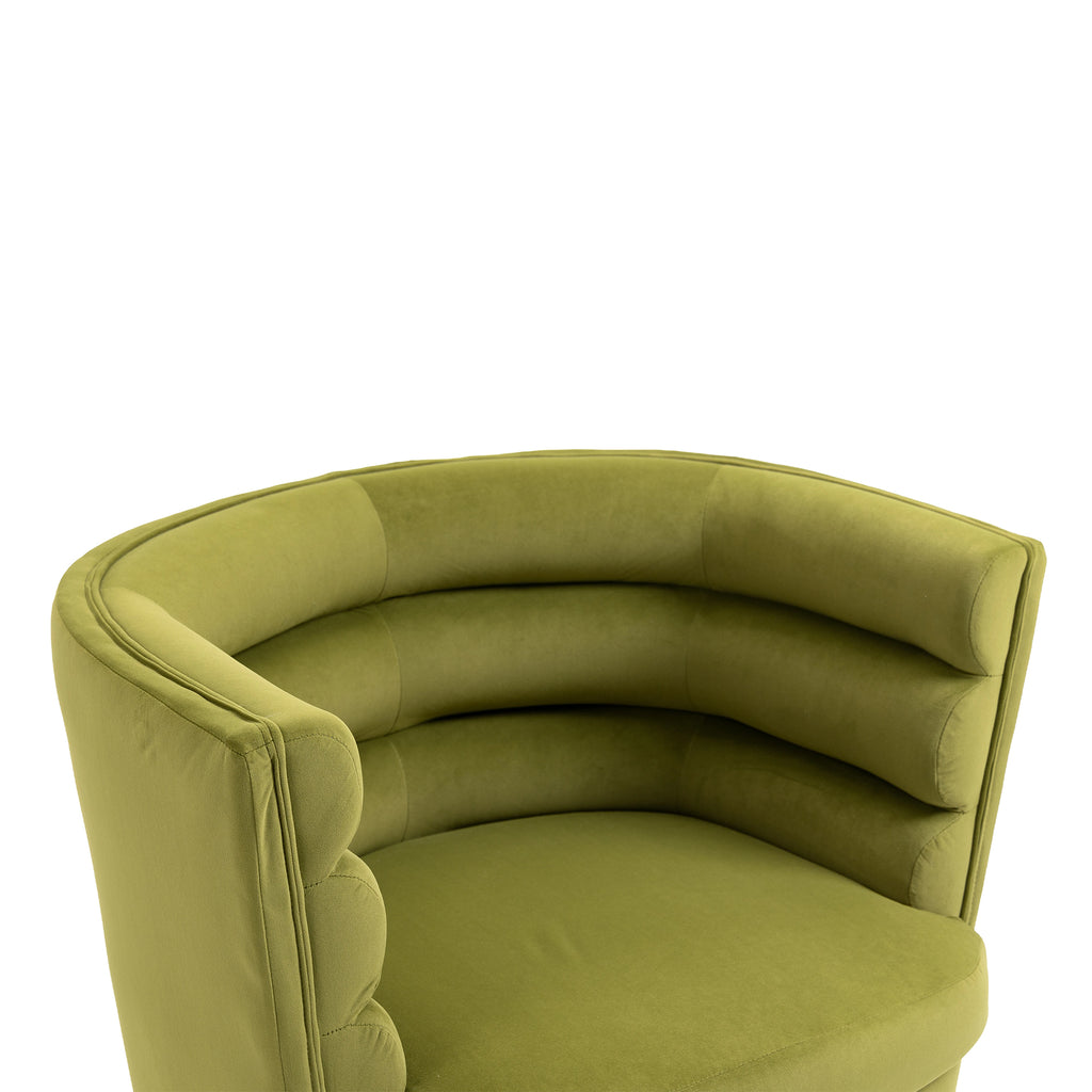Swivel Barrel Chair with Storage J718