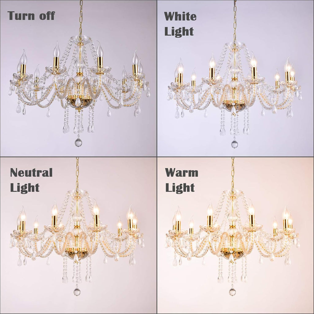K9 Crystal 8 Lights Pendant Ceiling Lamp R327