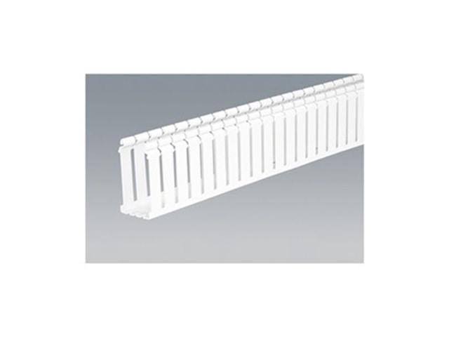 White Wide Slot Wire Duct, 6 ft I806632