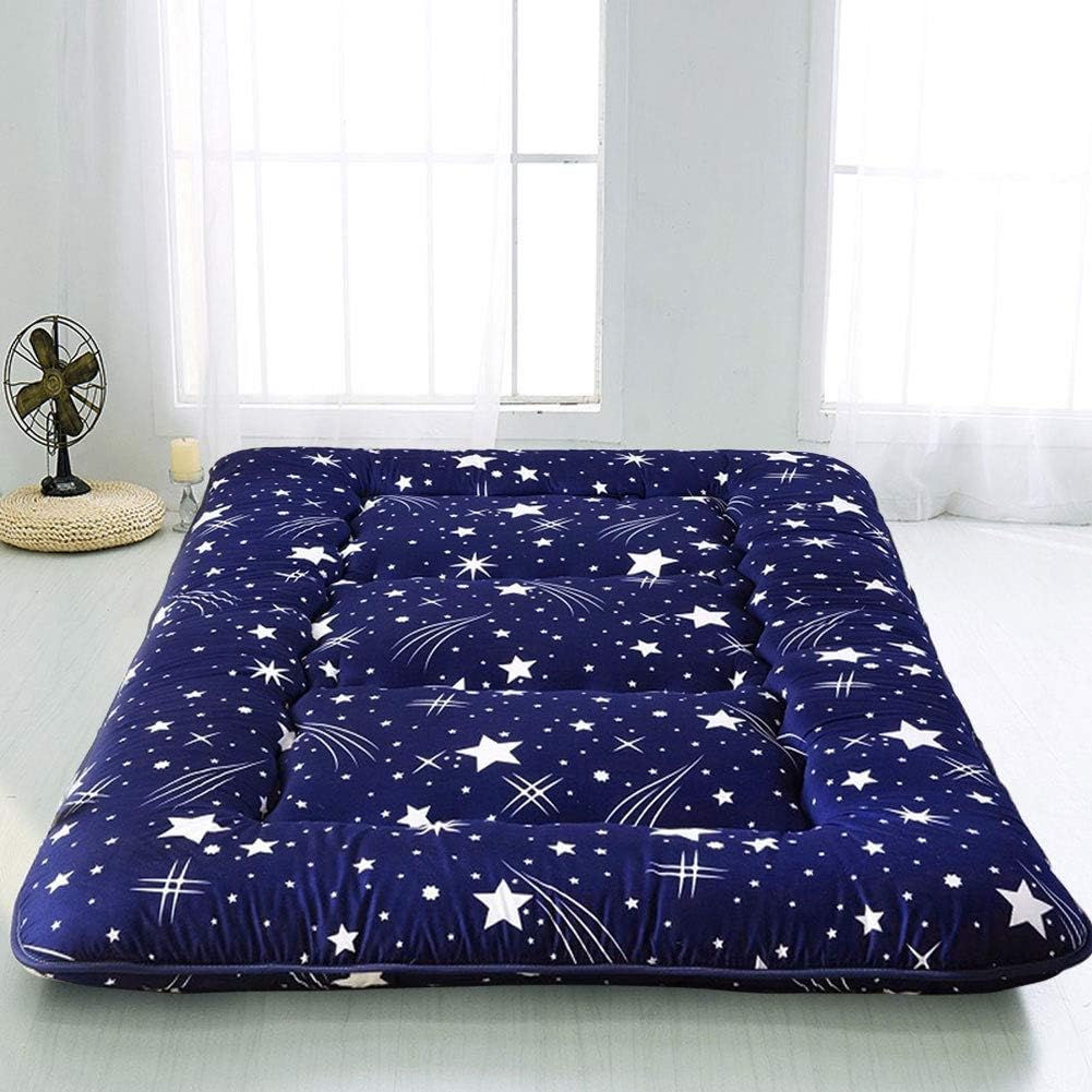 Black Moon and Star Twin Size Folding Futon Mattress L413773