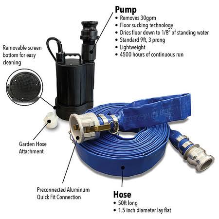 7 Piece Flood Pump Kit F203663