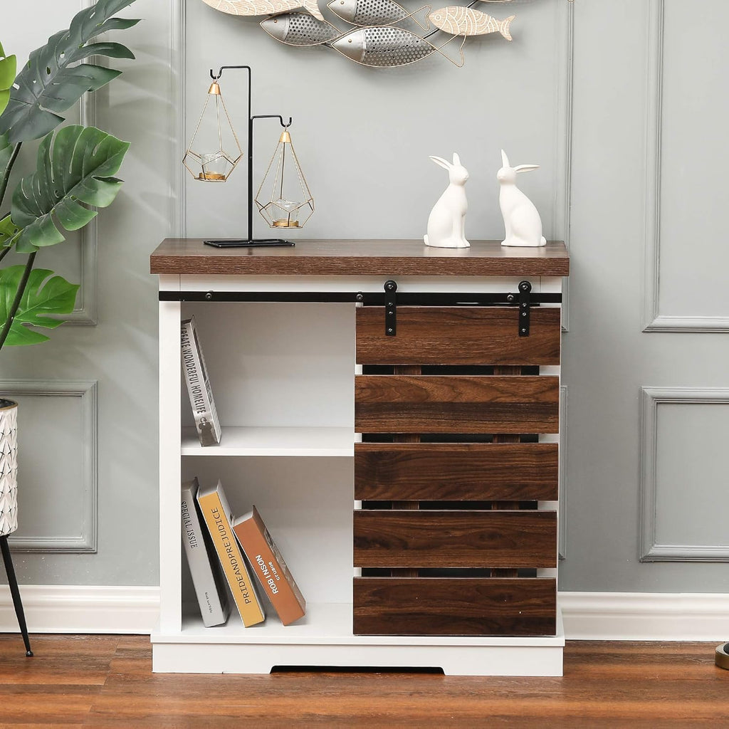 White 4 Drawer Bathroom Floor Storage Cabinet V930