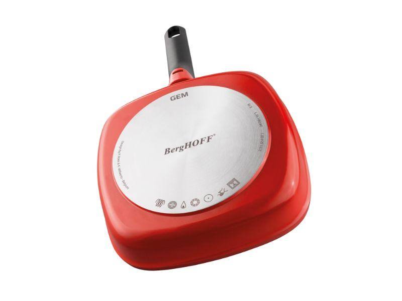 9.5x22 Cast Aluminum Non-Stick Covered Saute Pan Z651
