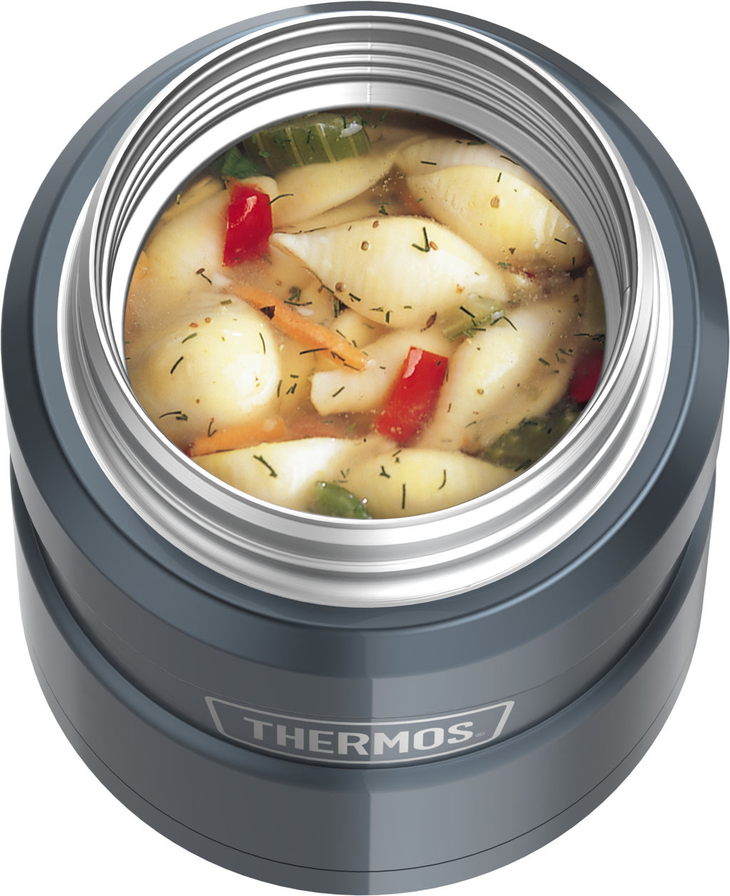 16 Ounce Stainless Steel Vacuum Insulated Food Jar with Spoon U2176