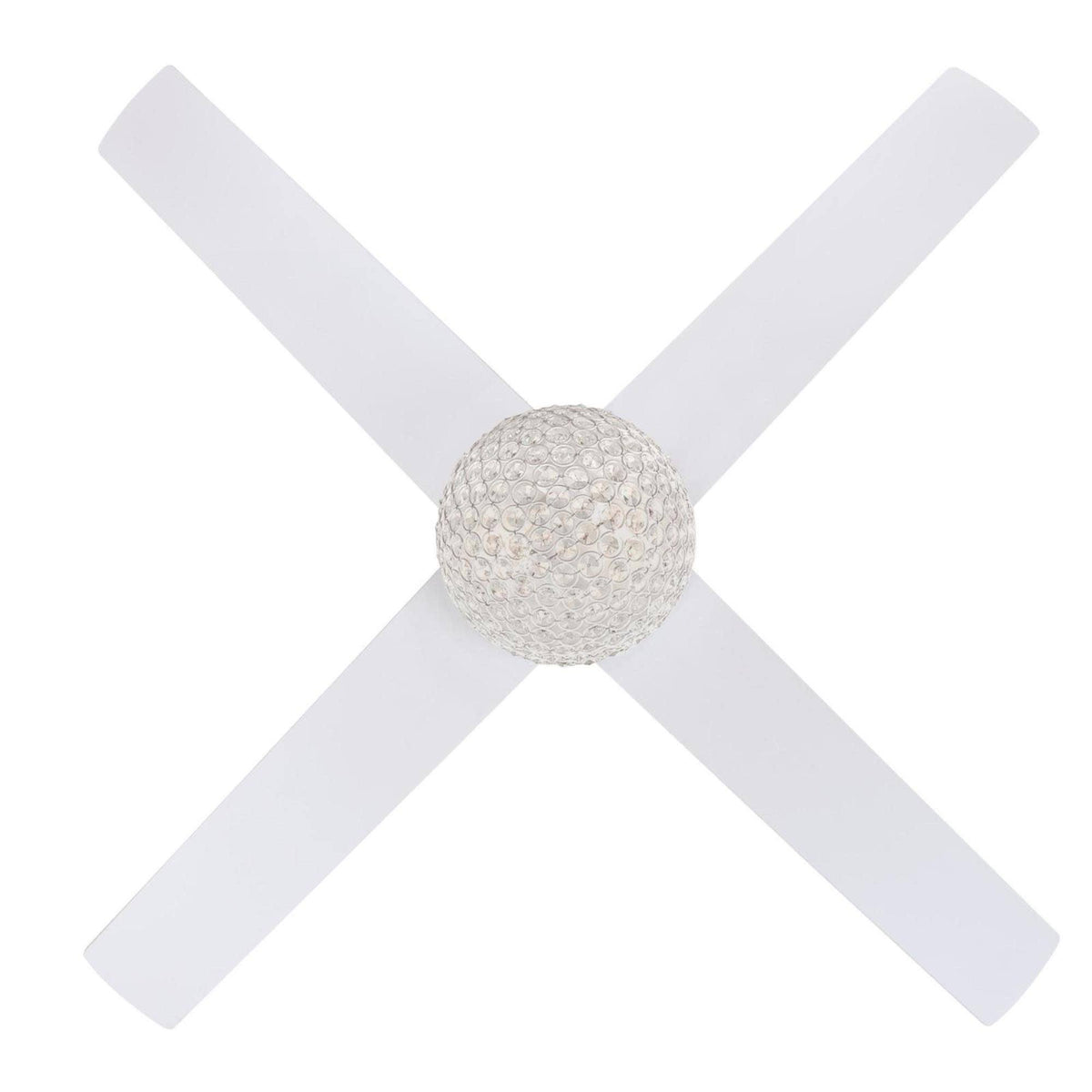 Brushed Nickel 4 Blade LED Ceiling Fan with Remote H701