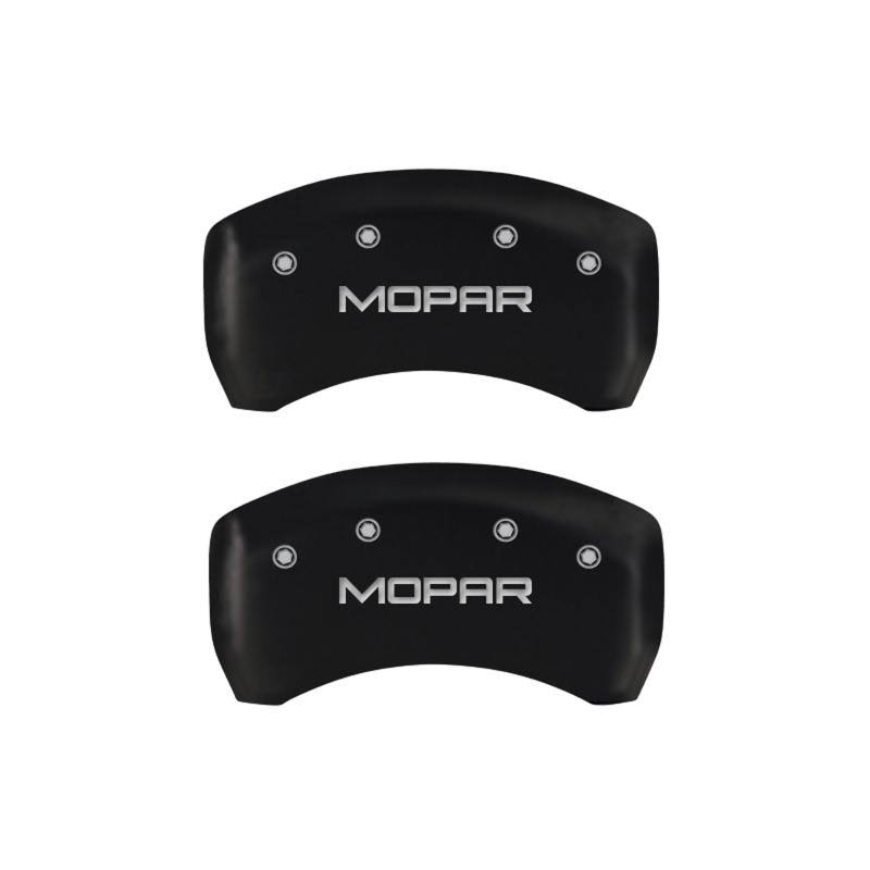 4 Caliper Covers Red Finish Silver G3752