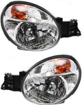 Subaru Impreza Headlight Assembly 2002 2003 Halogen Pair W7049