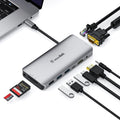 USB C Hub with 4K HDMI, RJ45 Ethernet, USB 3.1, SD Card Reader, 87W PD J9066