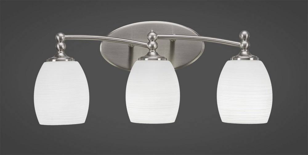 Brushed Nickel 3 Light Bath Bar M763577