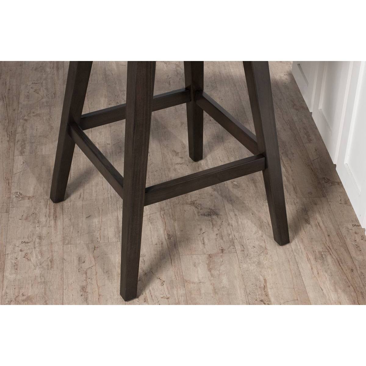 Charcoal Swivel Bar Height Stool V653336