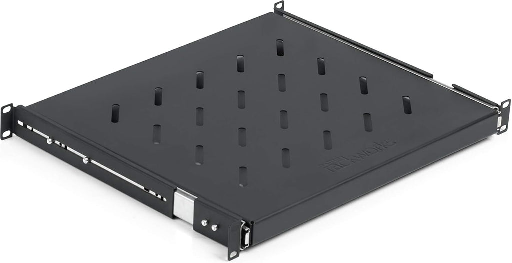 1U Vented Rack Mount Accessory Shelf Pack of 2 Y983