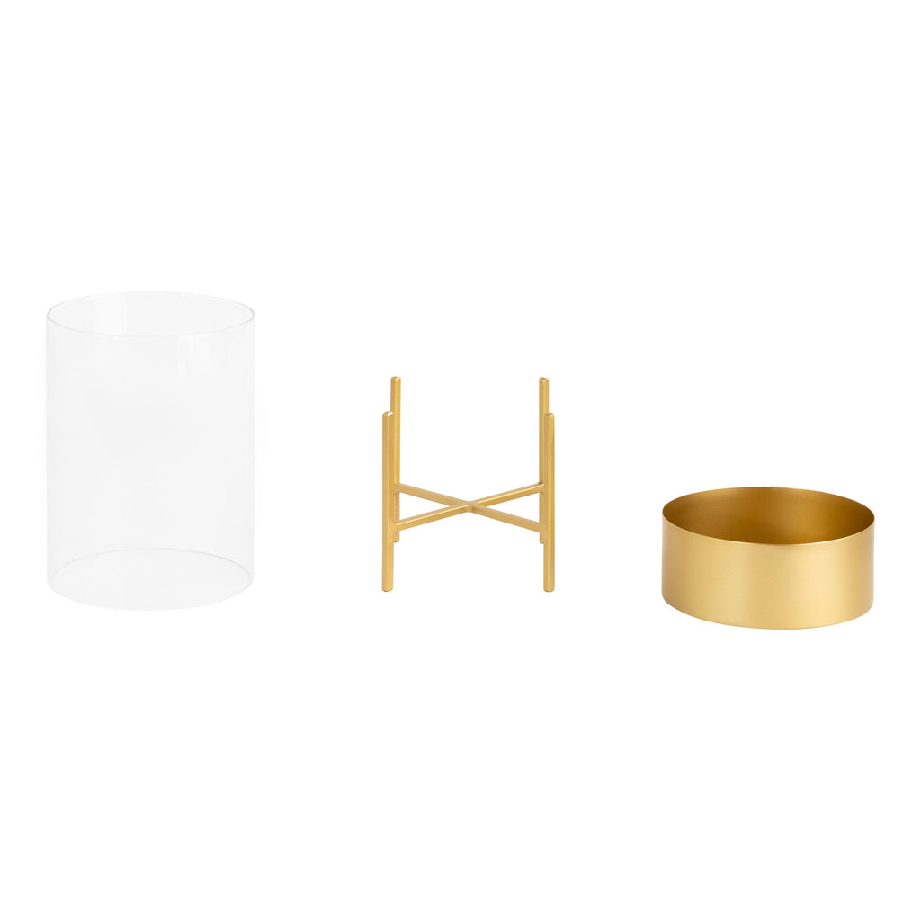 Metal Candle Holder Set - 2 Piece (Black) F836204