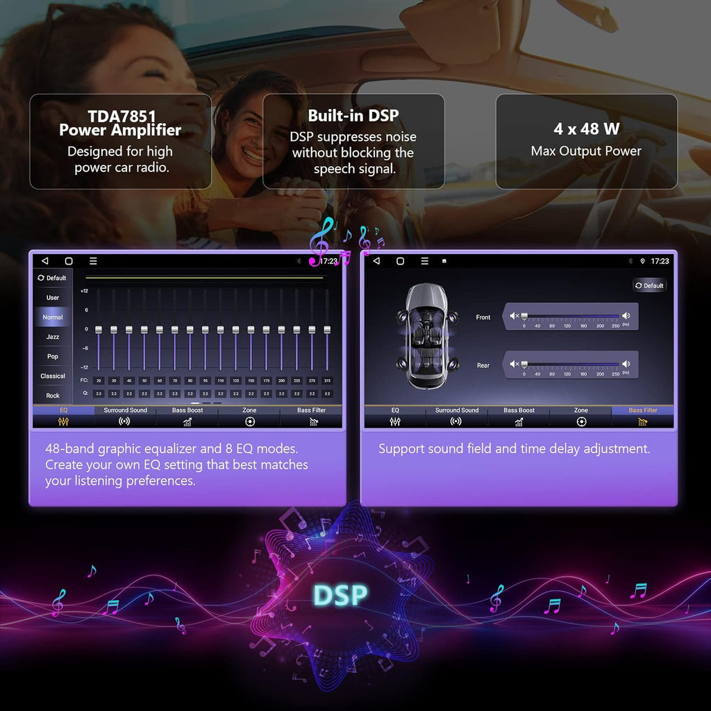 9 Inch Car Stereo Receiver with Bluetooth 5.0 S12954