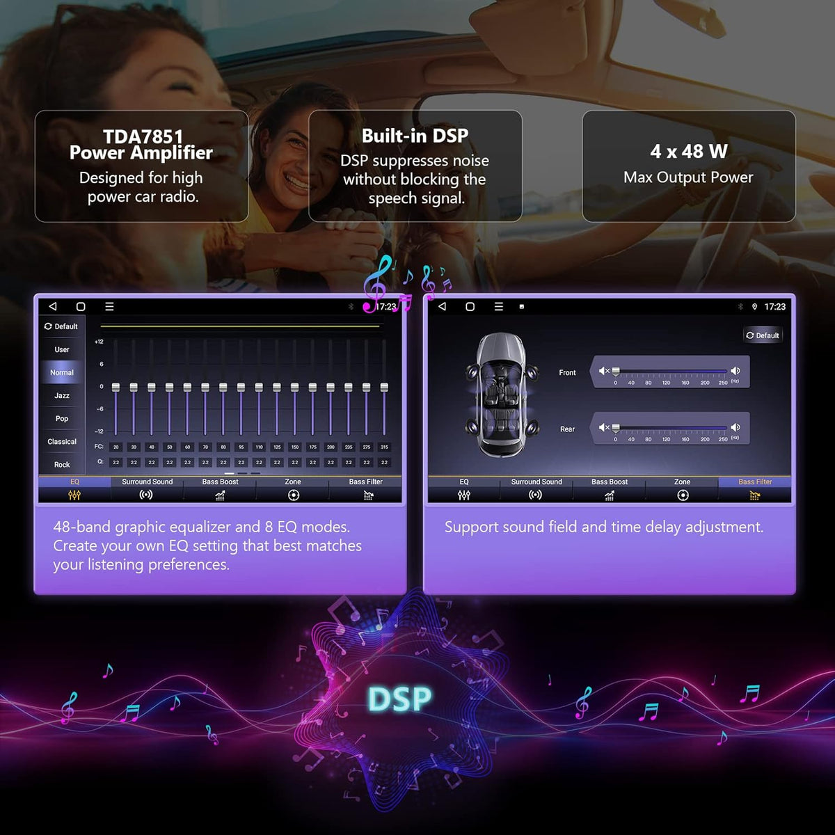 9 Inch Car Stereo Receiver with Bluetooth 5.0 S12954