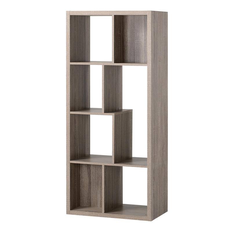 26x22 7 Compartment Wood Bookcase Room Divider J15687