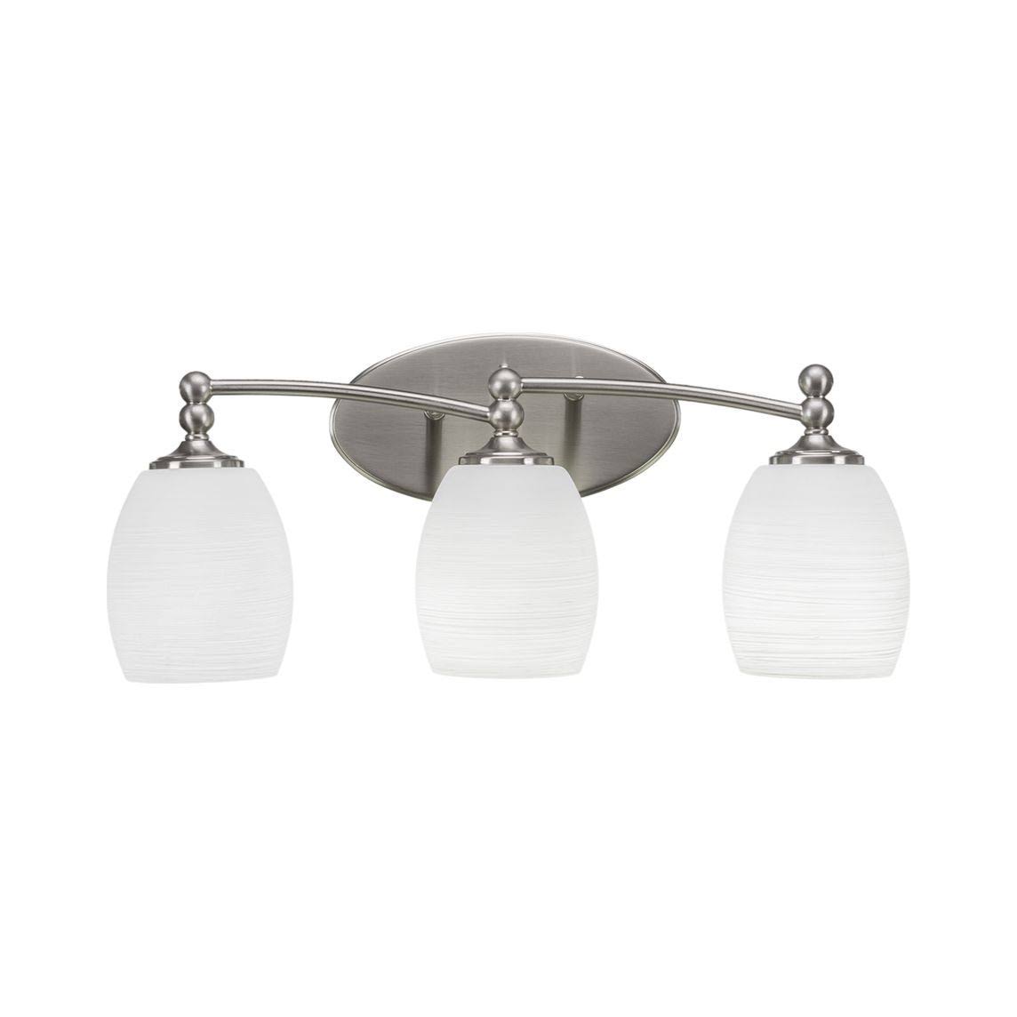 Brushed Nickel 3 Light Bath Bar M763577