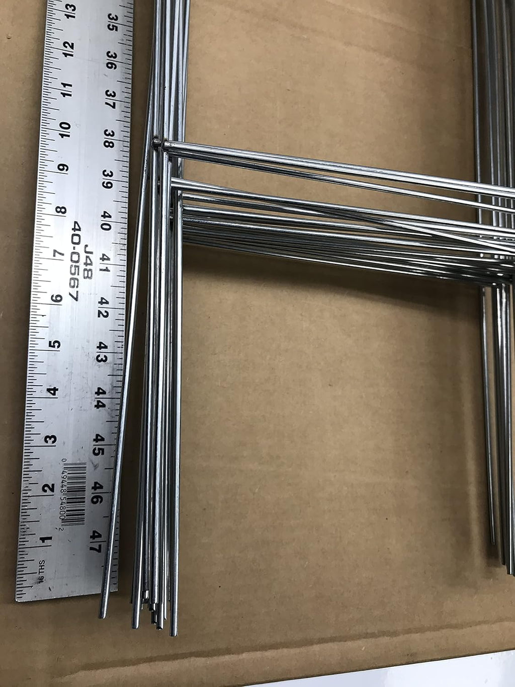 100 Pack Galvanized Wire Double H-Frame Stake 24 Tall 10 Wide E809140