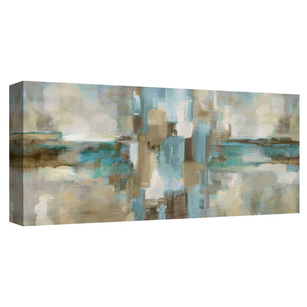 Abstract Canvas Art, 17 inch x 34 inch G8655