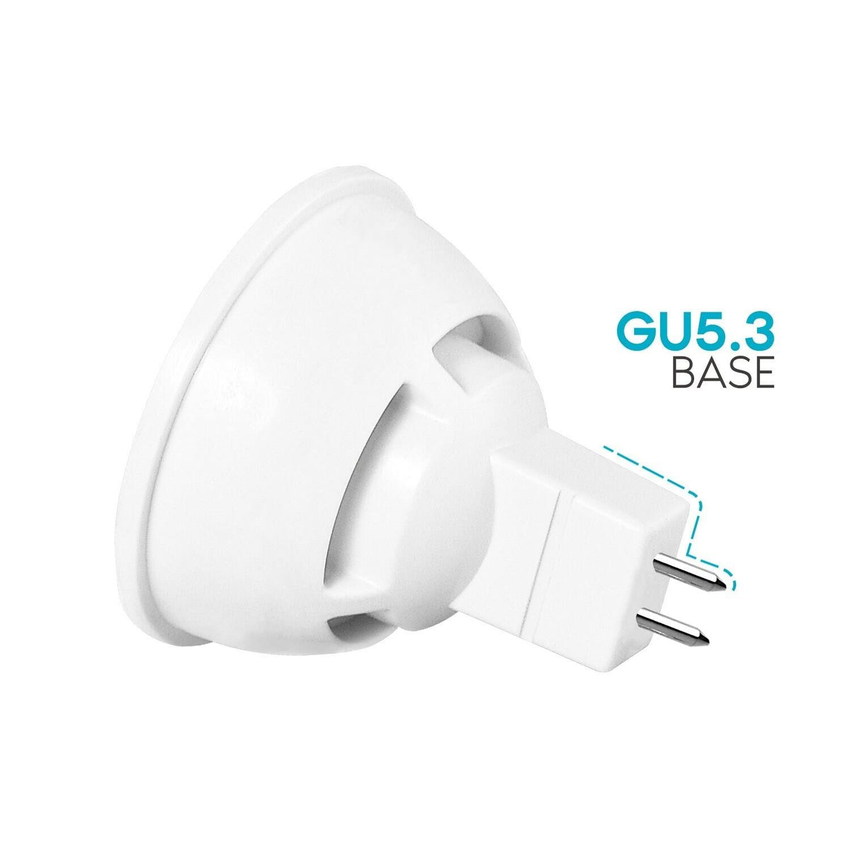 MR16 LED Bulb 6.5W 12V 3000K Dimmable GU5.3 Spotlight M2152