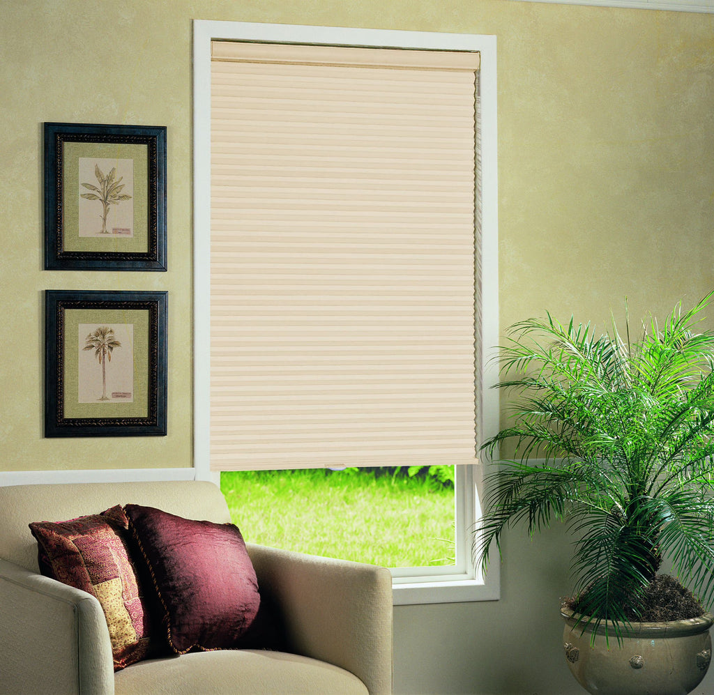 Ivory 23" X 64" Cordless Blackout Cellular Shade X82073