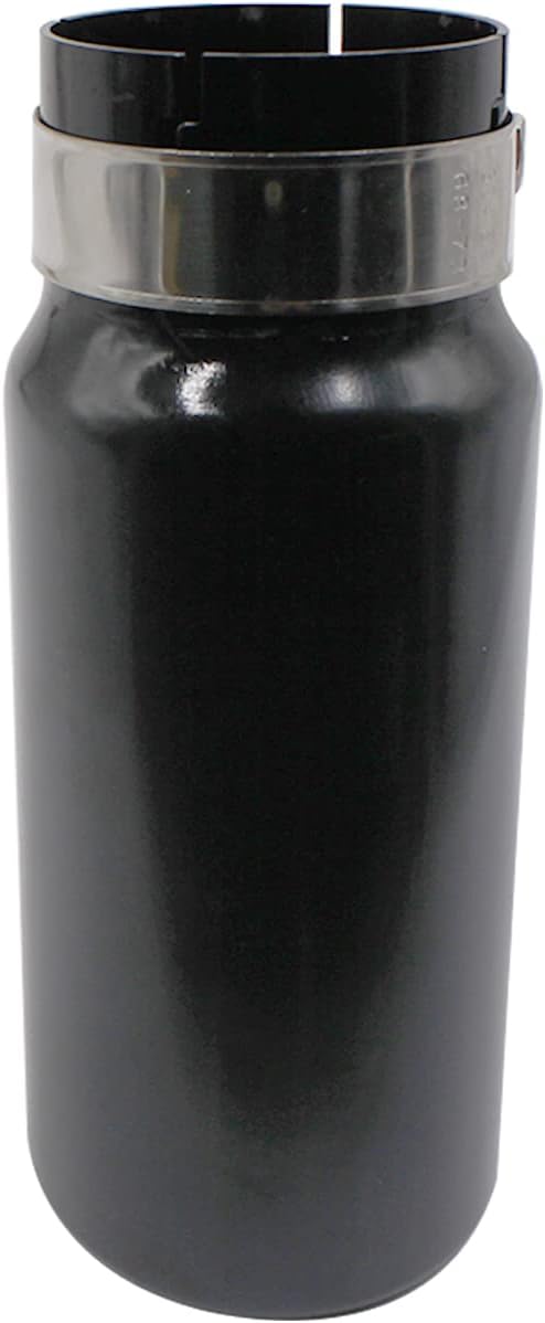 Black Coated Stainless Steel Muffler Tip, 2.75" Inlet 3.5" Outlet, Pack of 2 N530791