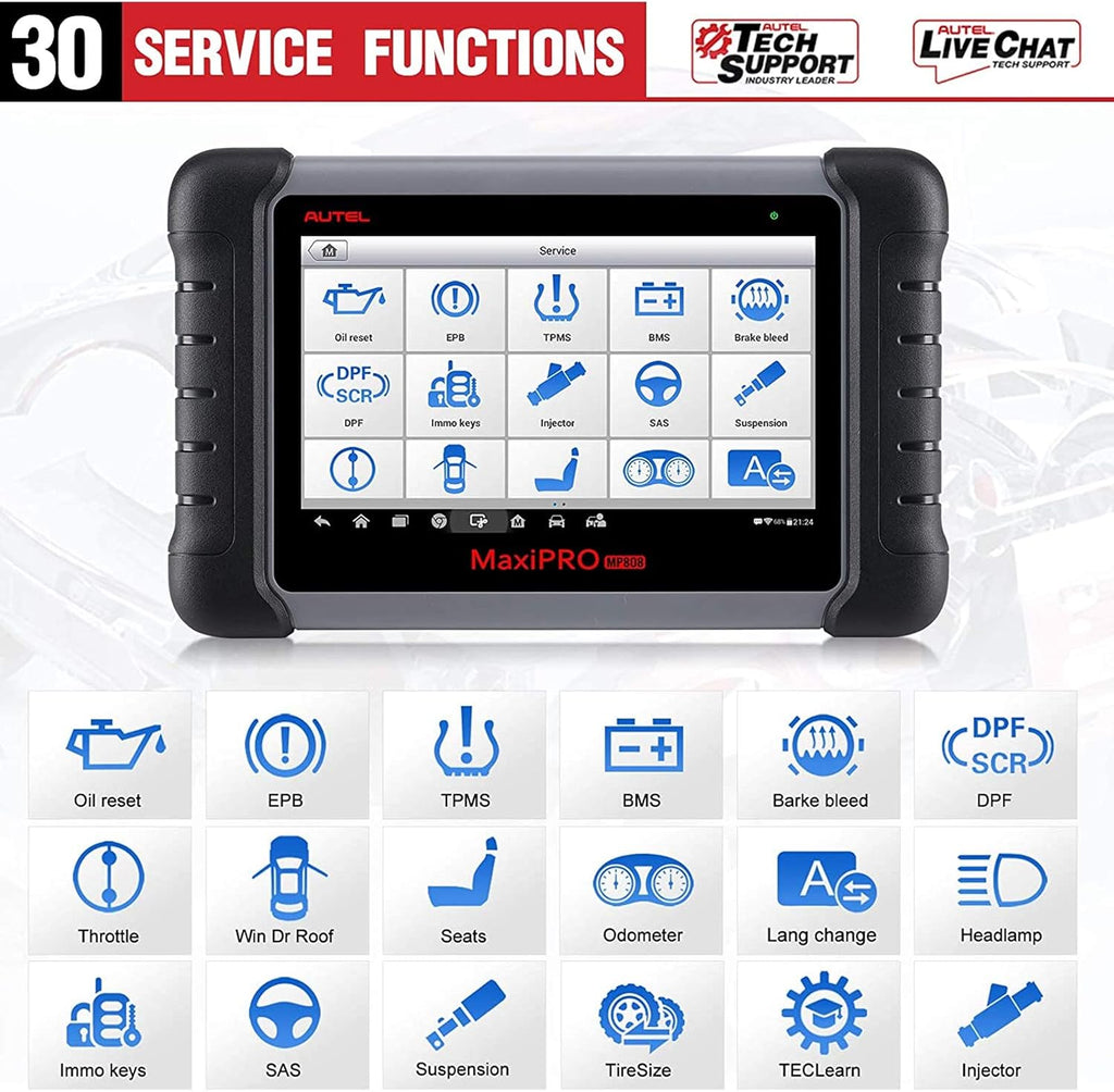 Bi-Directional Control Diagnostic Scan Tool T587