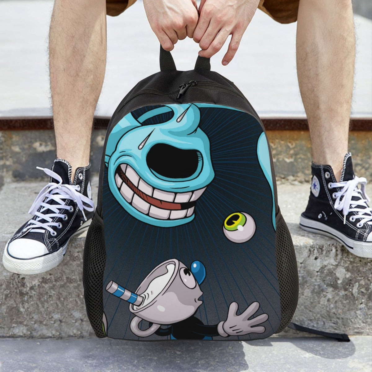 Lightweight Unisex Daypack Backpack Q67912