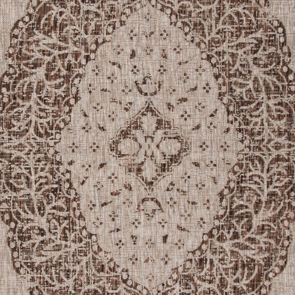 Light Beige Light Brown Courtyard Rug W768